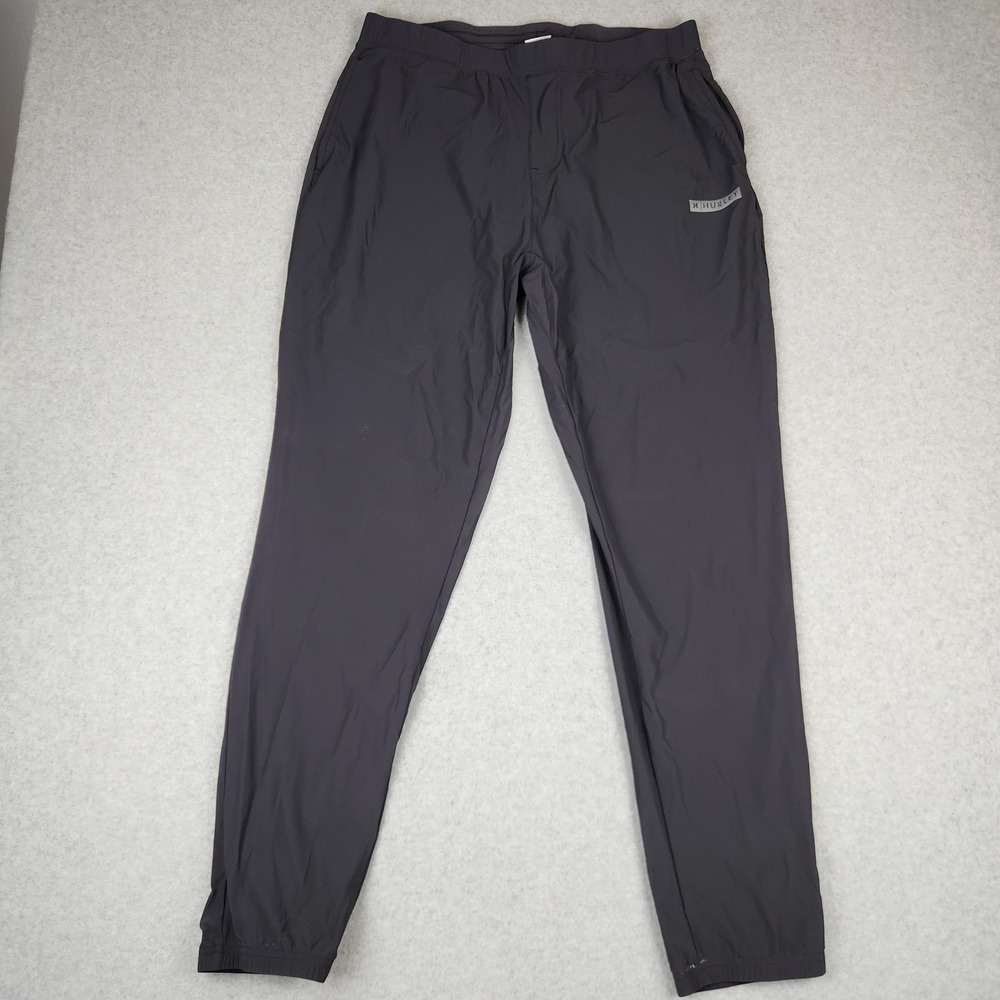 Hurley Mens Active Jogger Pants Charcoal Gray HSP24VMB-11515 Size Large 32x30